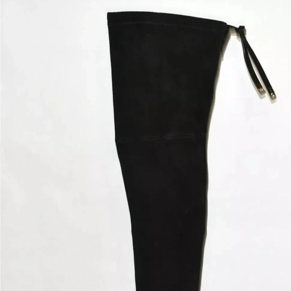 Stuart Weitzman Sexy Natalia Thigh High Length Stretch Leather Boots